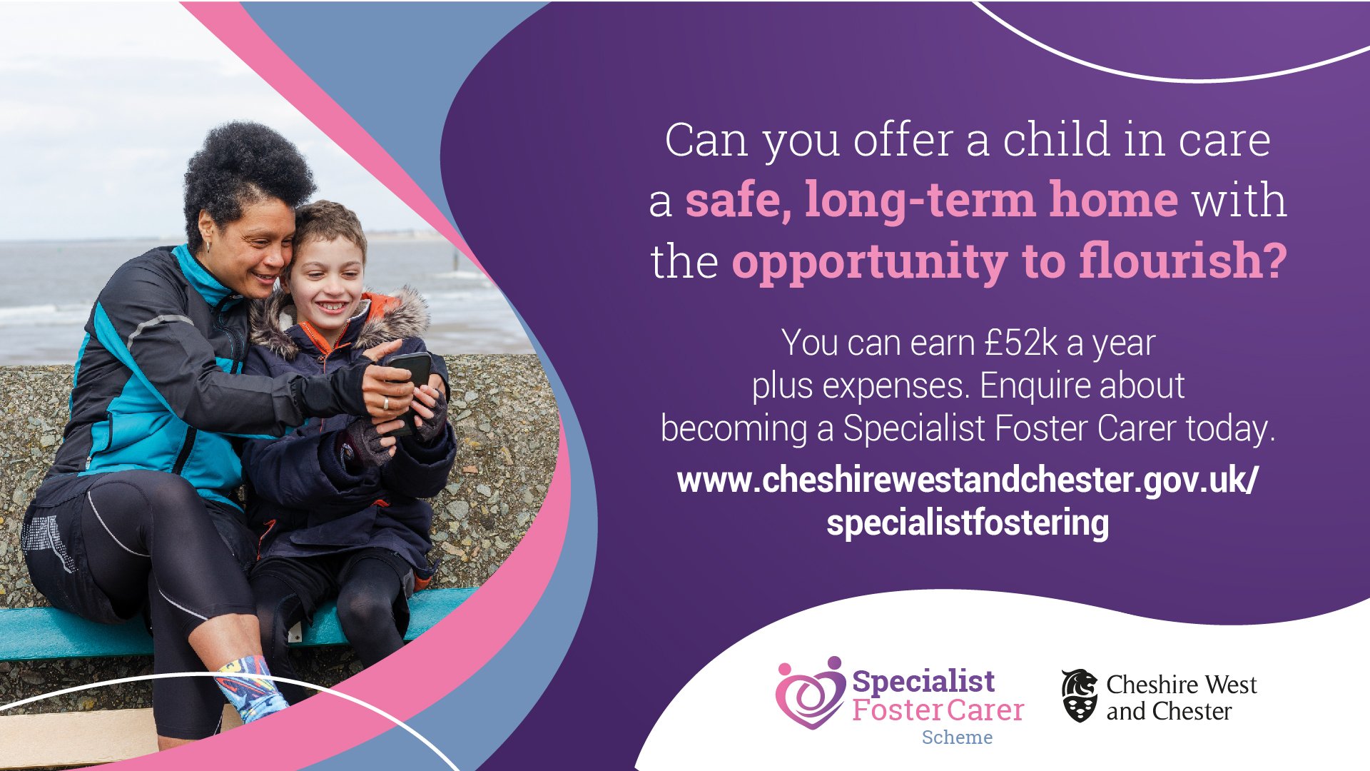 Advertisment for Specialist Foster Carers