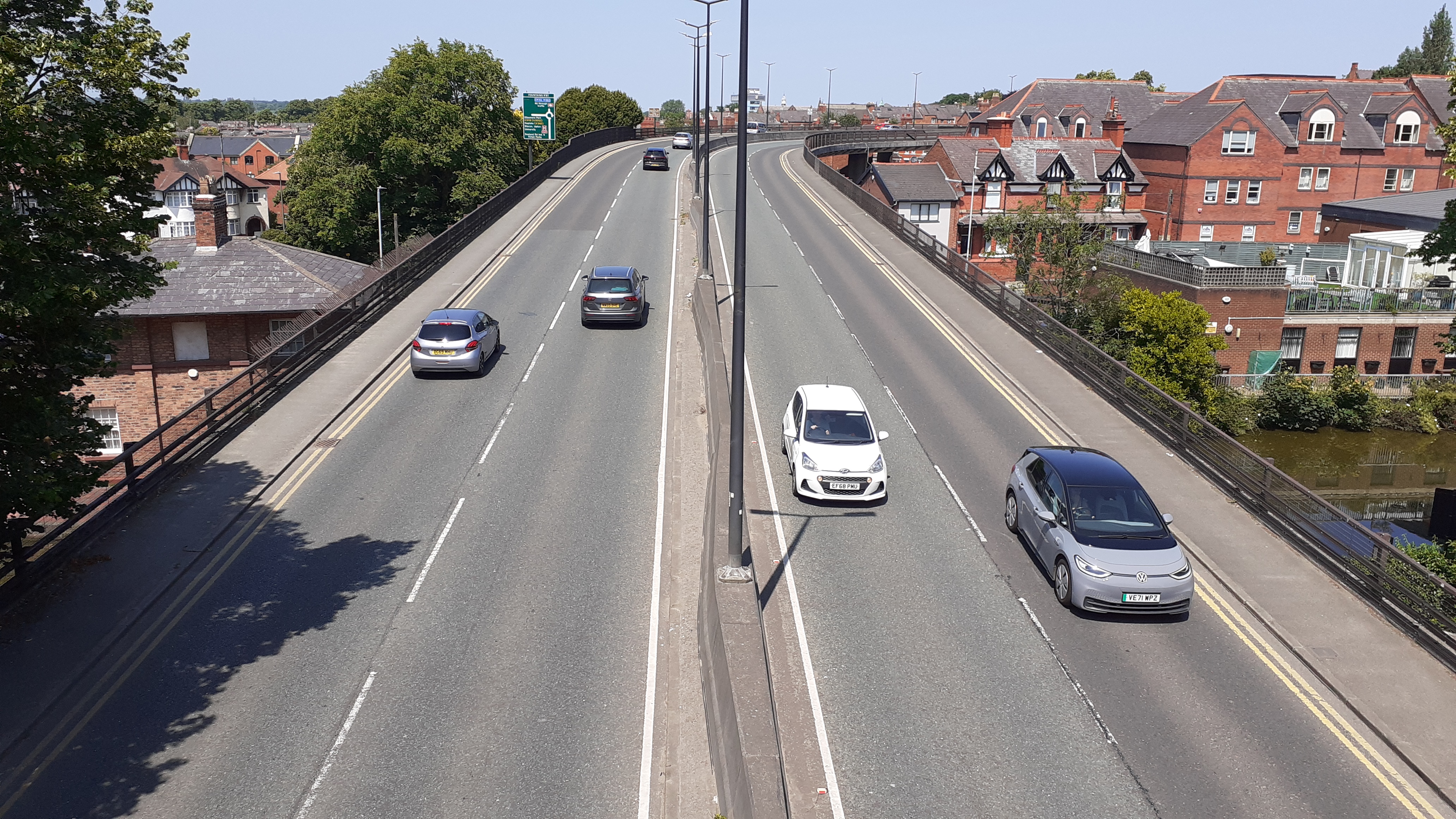 View of the highway