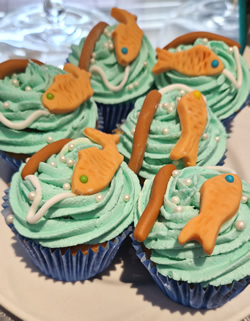 Cakes at the Lion Salt Works.