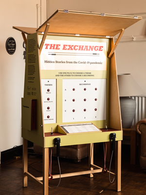 An old telephone exchange booth.