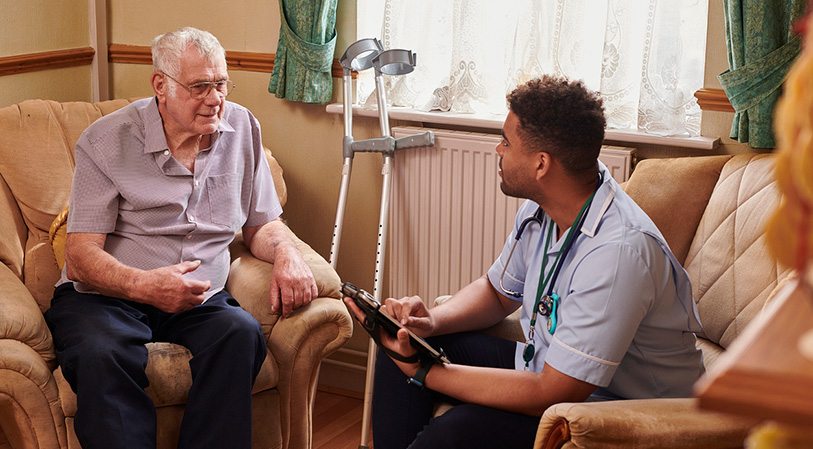 Medical assessment at care home
