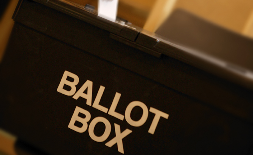 A ballot box