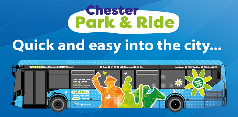 Chester Park & Ride: Quick and easy into the city...