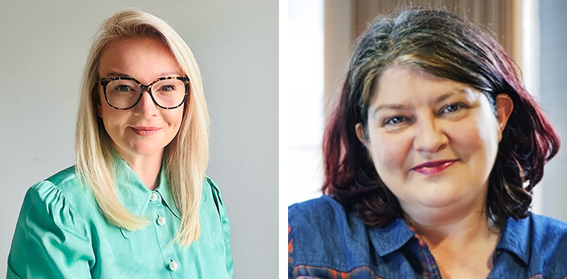 Natalie Abraham and Kathy McArdle