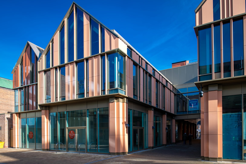 Strutt & Parker office exterior view at Northgate Coachworks Arcade