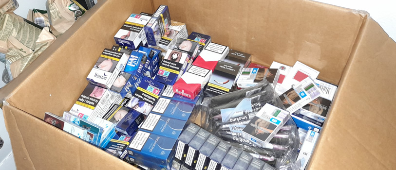 Items seized during Operation Nottingham.