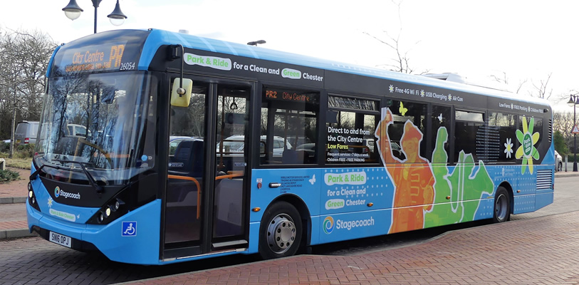 Park and Ride bus.