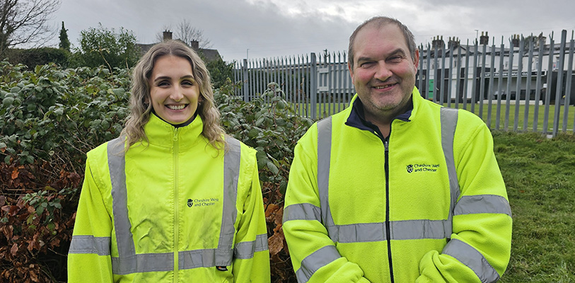 The Council's Your Streets team - Hannah and Simon