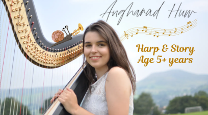 Girl with harp
