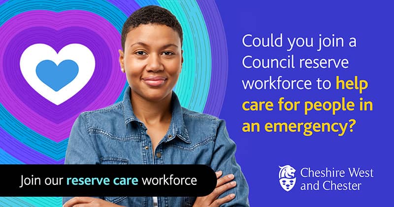 Join our reserve care workforce. Could you join a Council reserve workforce to help care for people in an emergency?