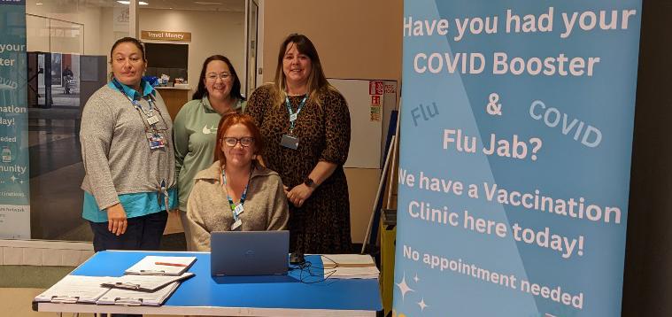Port Arcades vaccination clinic.