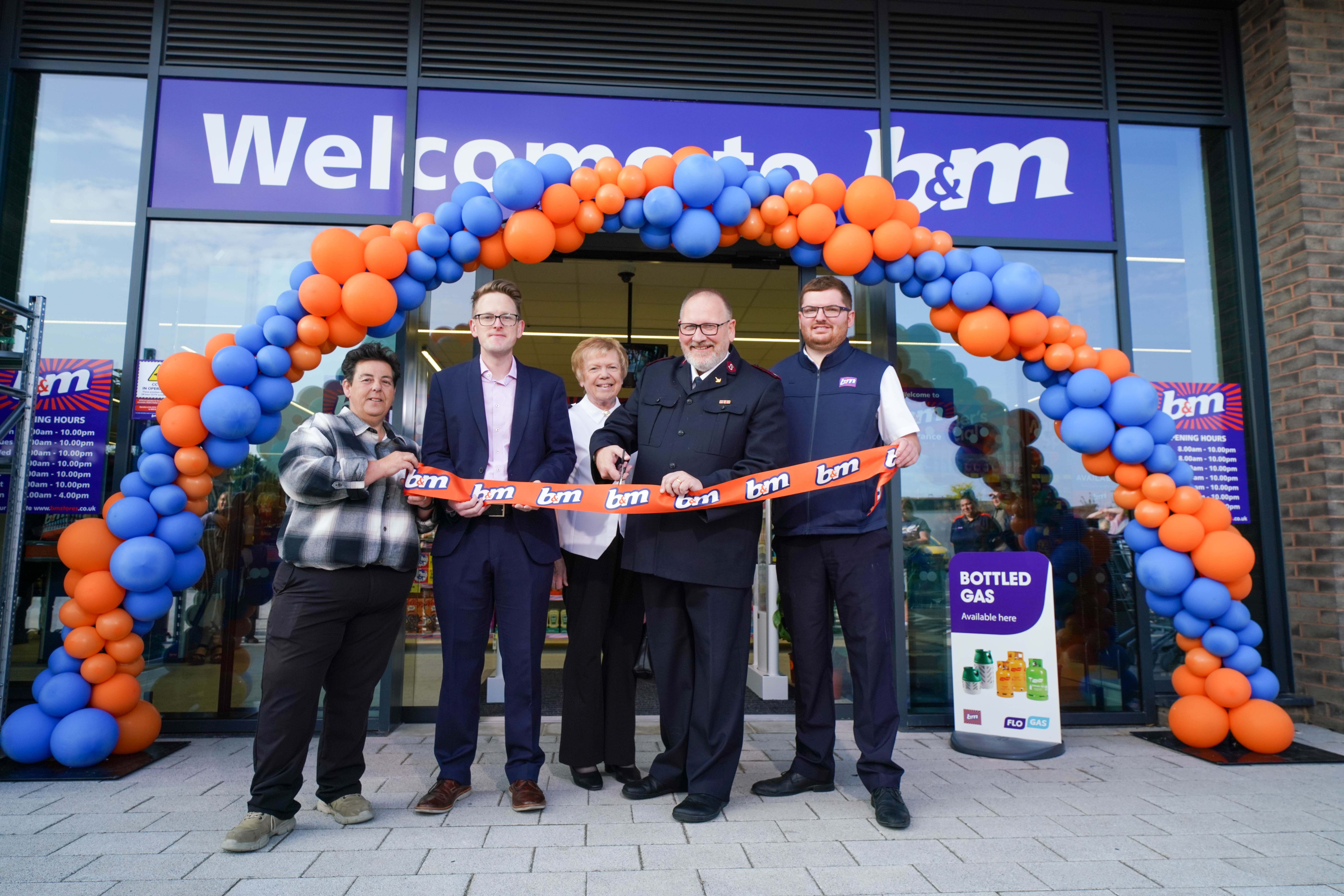 Cllr Nathan Pardoe at the opening of B&M in June 2025