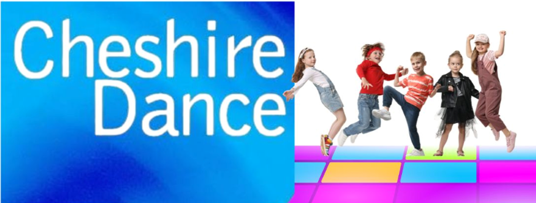 Cheshire Dance logo with children dancing
