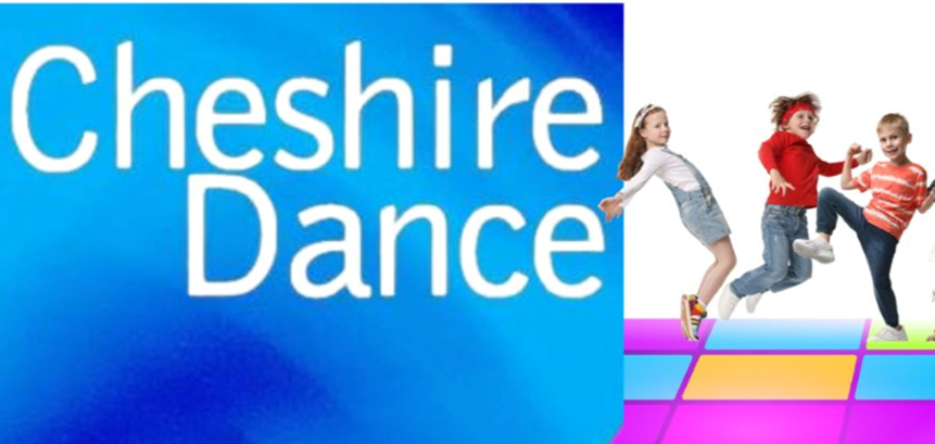 Cheshire Dance logo with children dancing