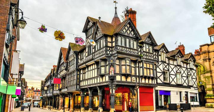 Chester and town centre.