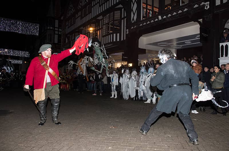 Chester back to the 1400s as the City Watch return for the Winter Watch parade