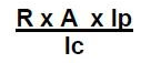 R X A x Ip Over Ic
