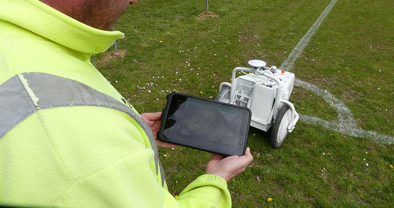 Robot control tablet