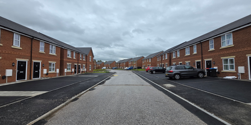 Affordable housing Ellesmere Port - bad parking image