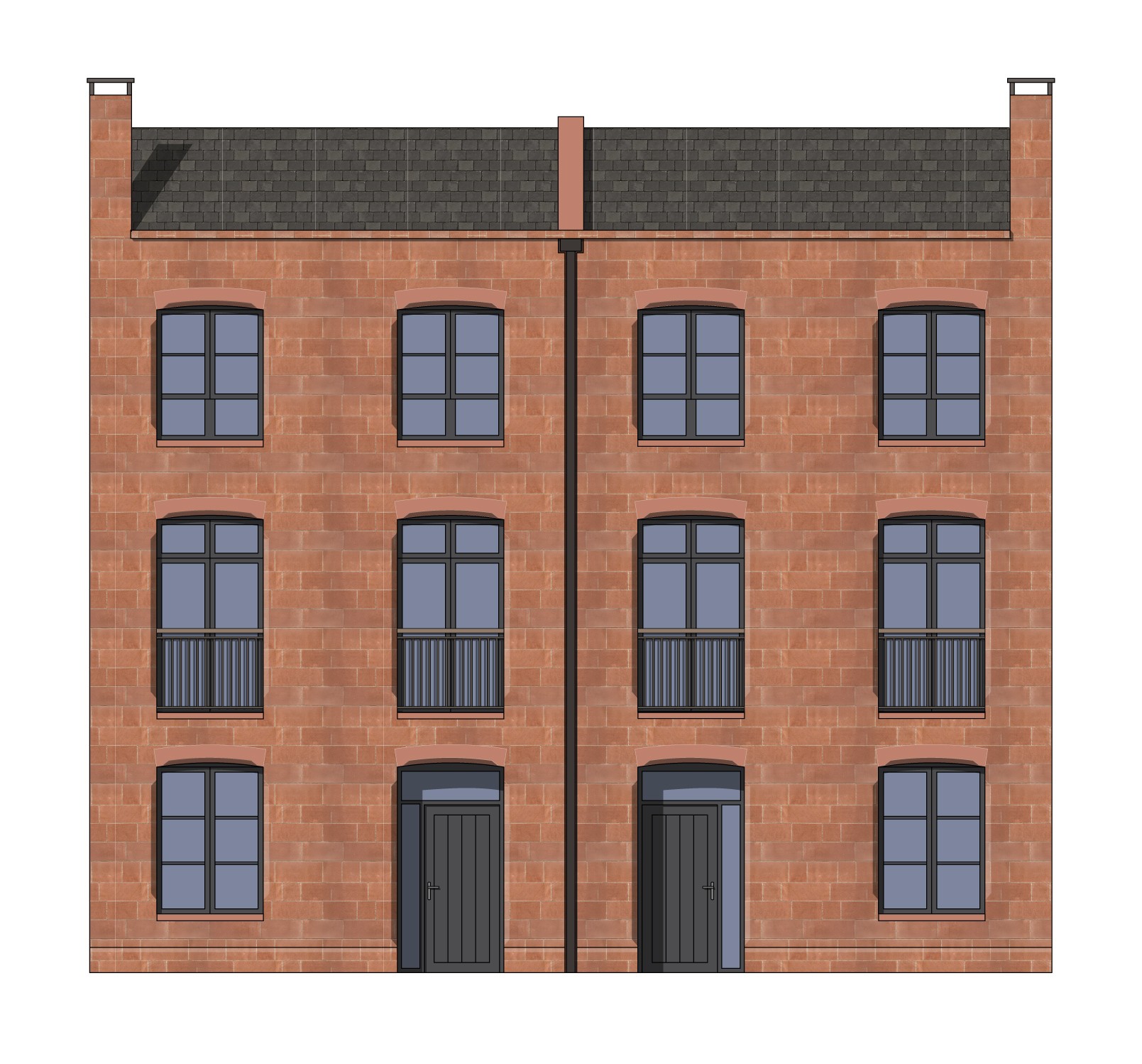 Cheshire_3 storey minimal contemporary_Sandstone image