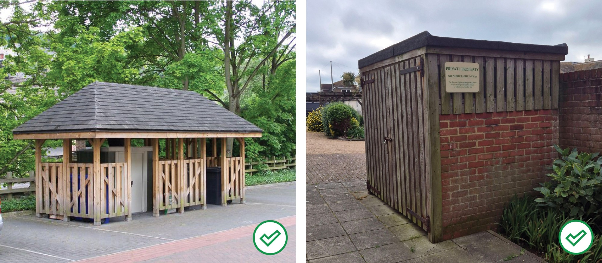 Communal bin store examples image