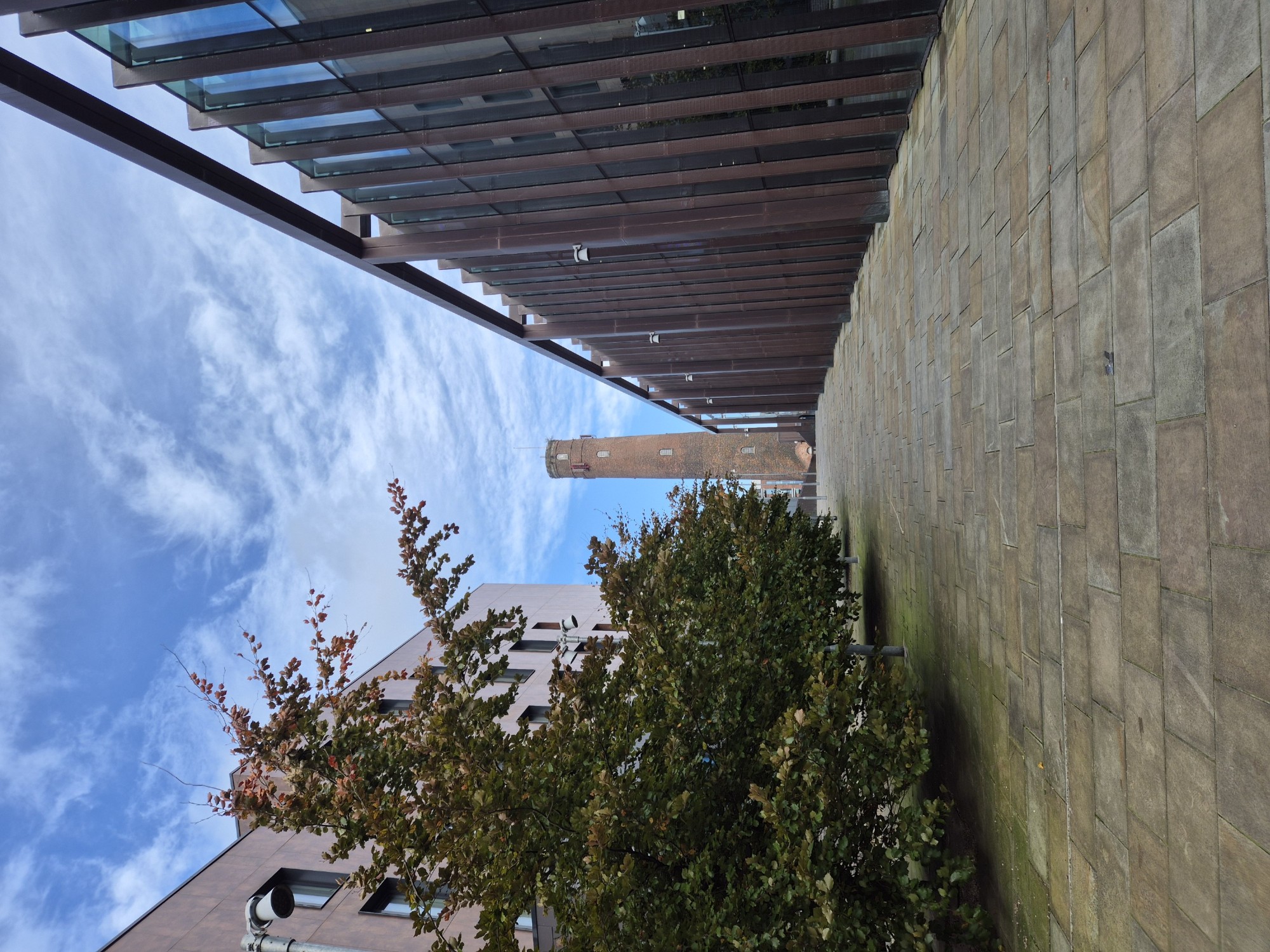 Framed view, shot tower, Chester image