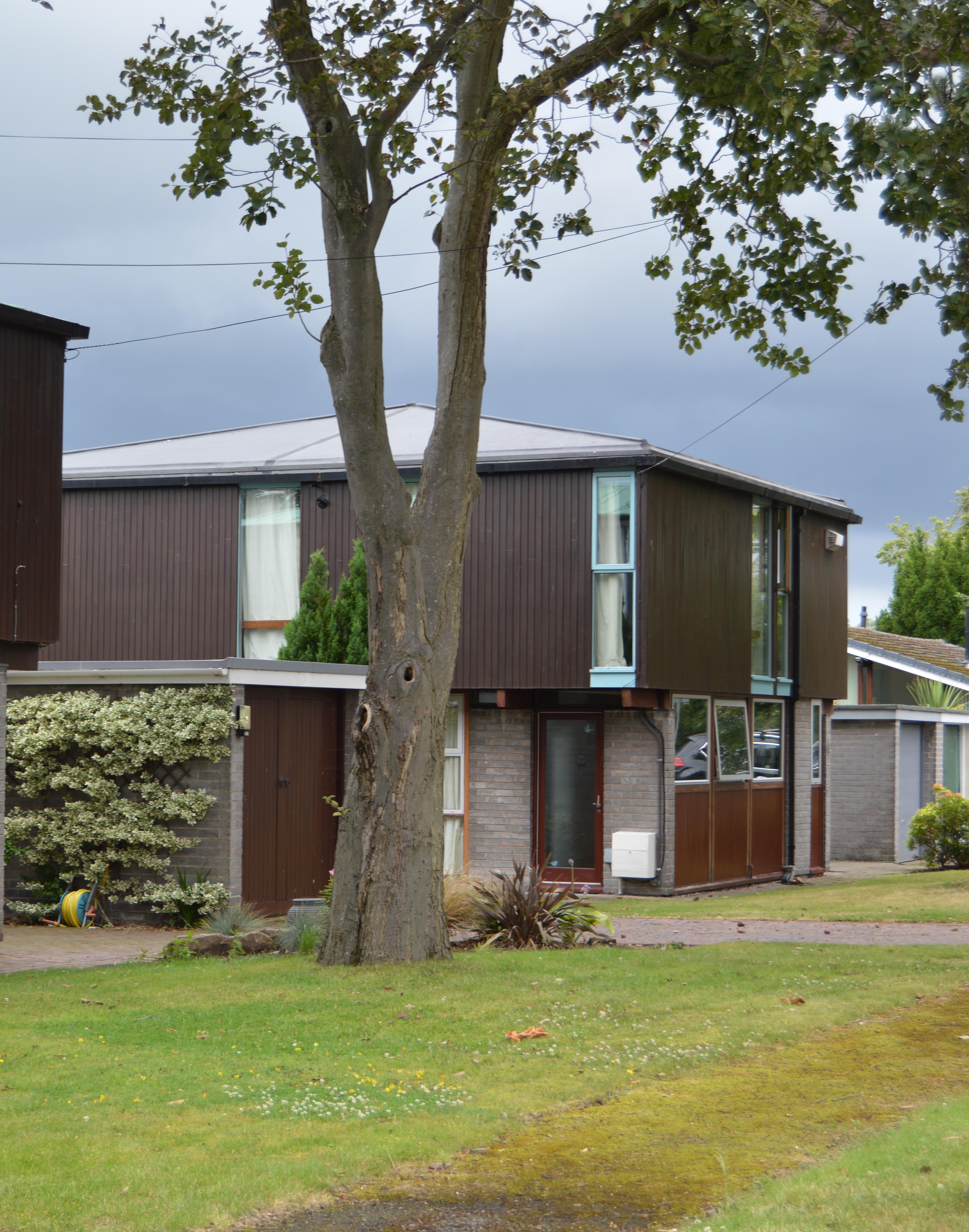 A distinctive architectural style contributes to the strong townscape character of a development in Parkgate. 