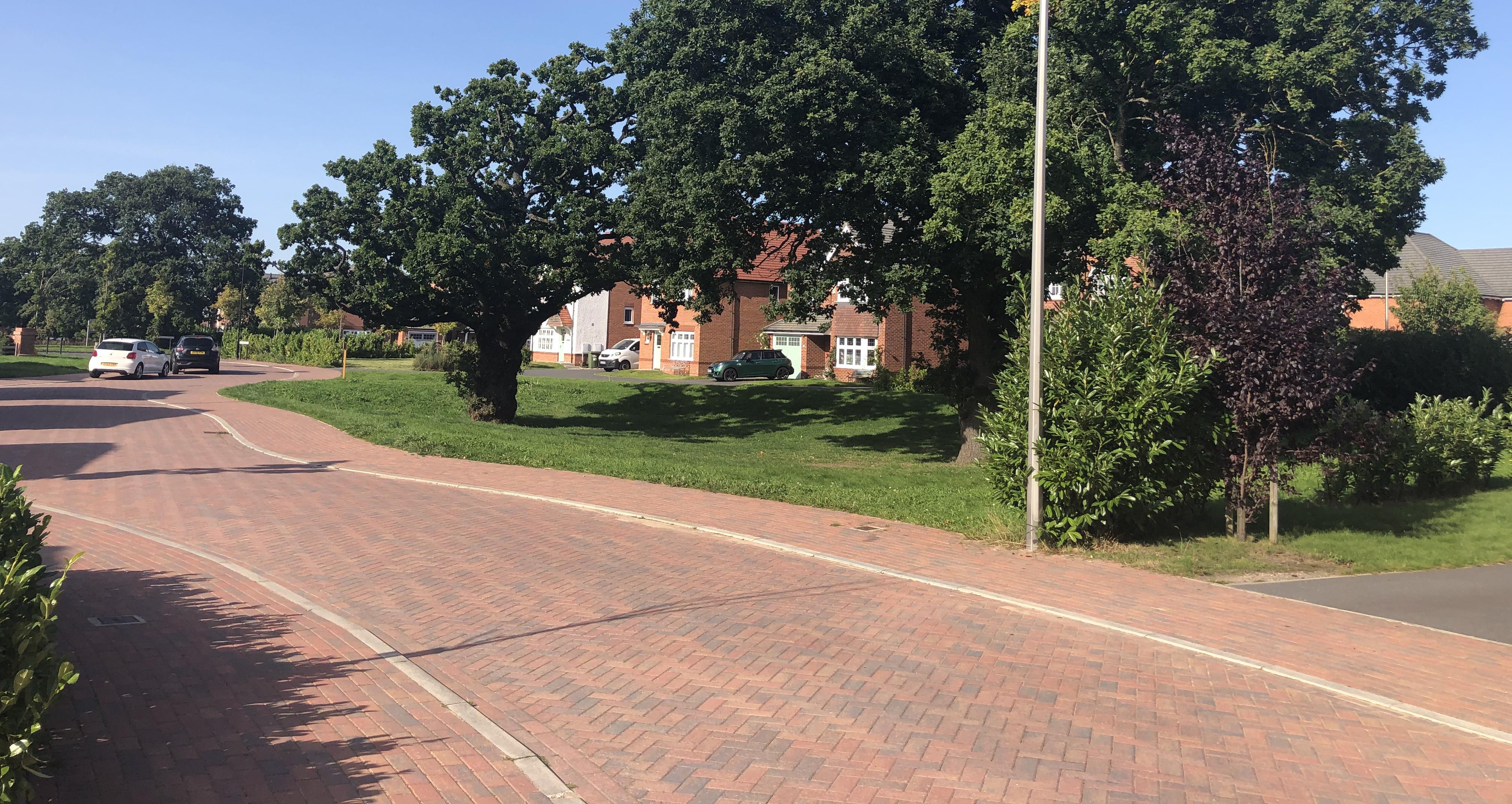 Concrete block paving