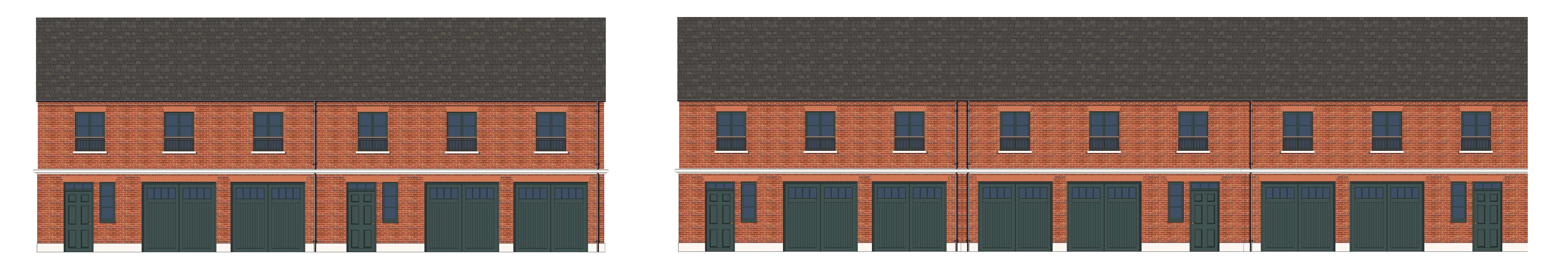 Example mews configurations