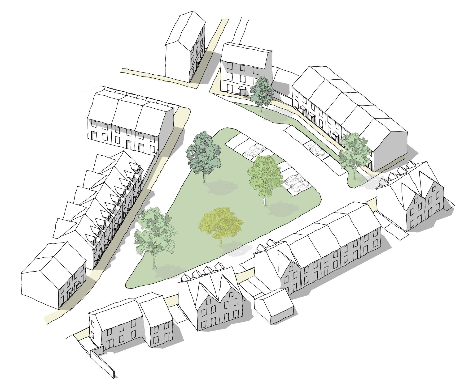 Sandycote village green image