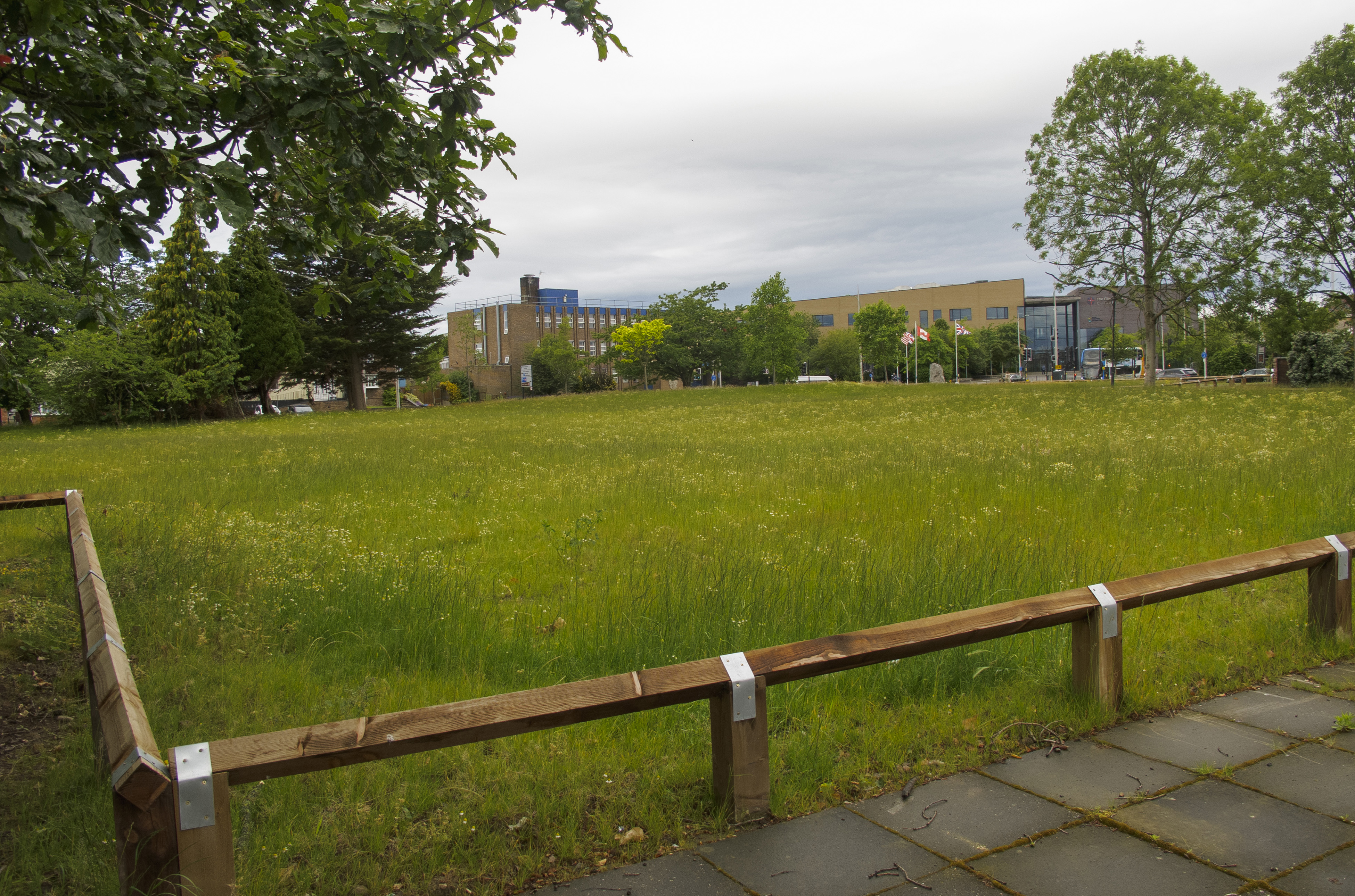 Site of former civic offices