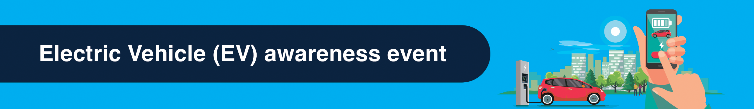 EV awareness event banner