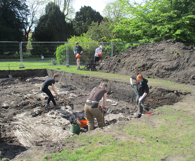 Grosvenor Park excavation