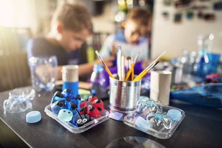 Children painting