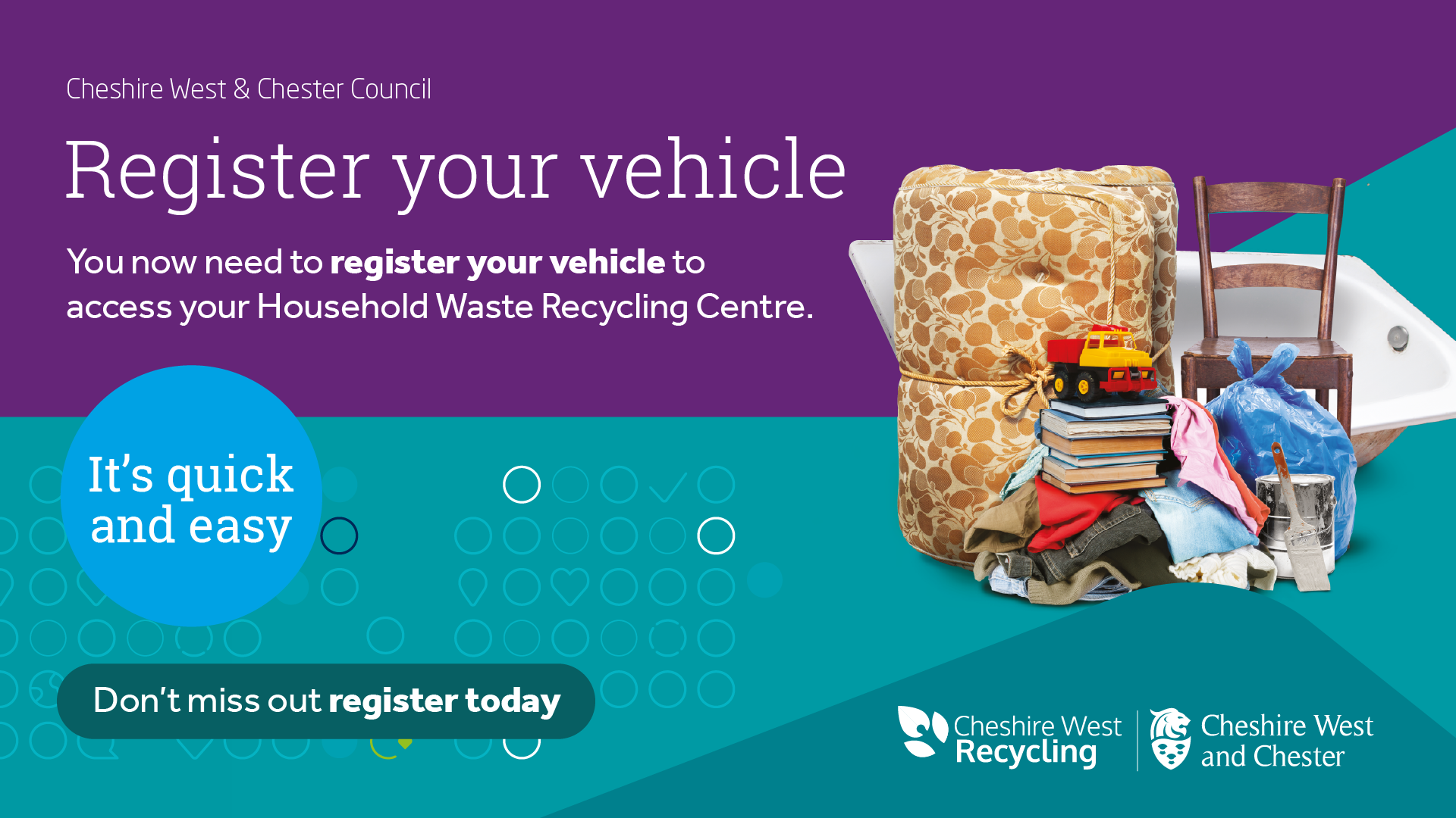 Register your vehicle to visit your HWRC