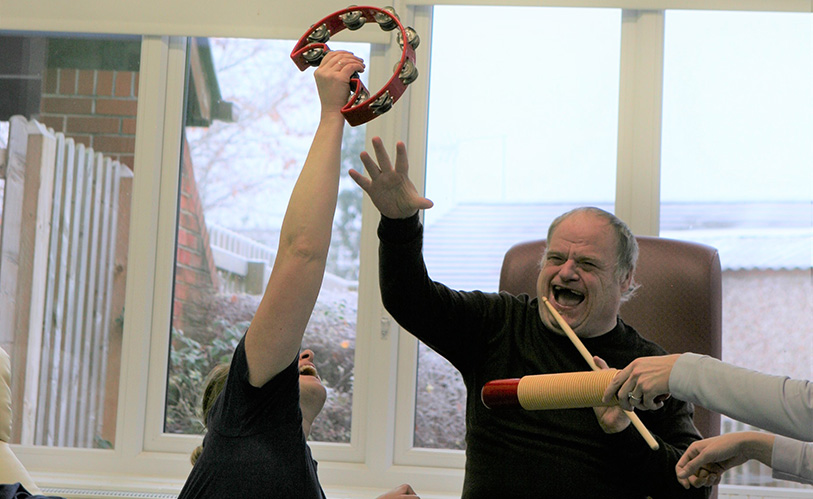John from Vivo Care Choices taking part in the ‘Wanna Dance? programme