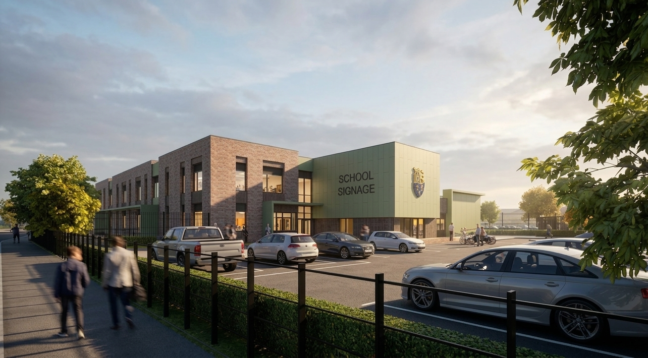 Ledsham School - Entrance View