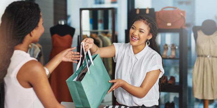 Resident shopping in-store