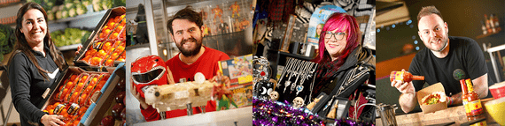 The six new market traders at Ellesmere Port