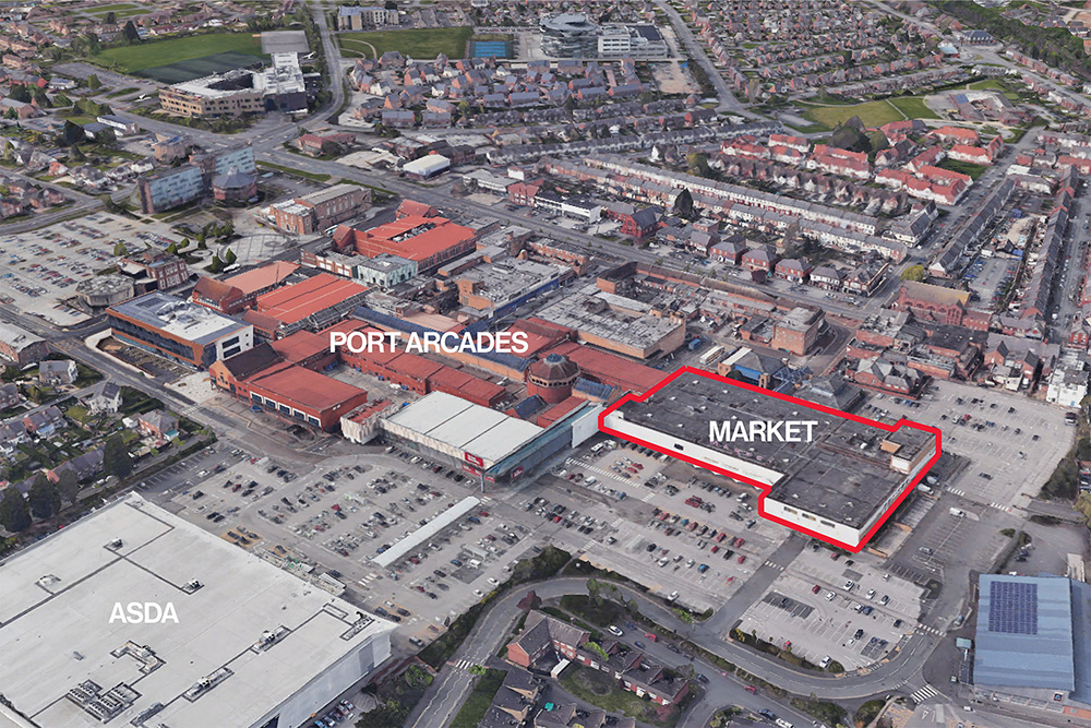 Market Planning Application Red Line Boundary.