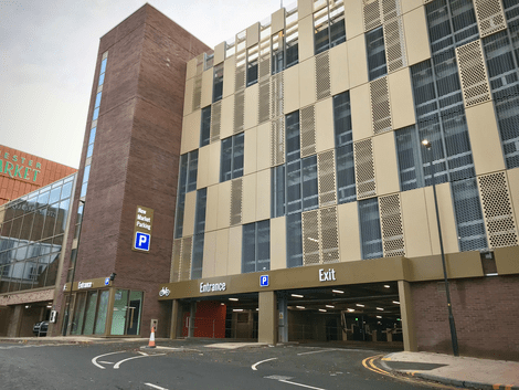 New Market Parking entrance 