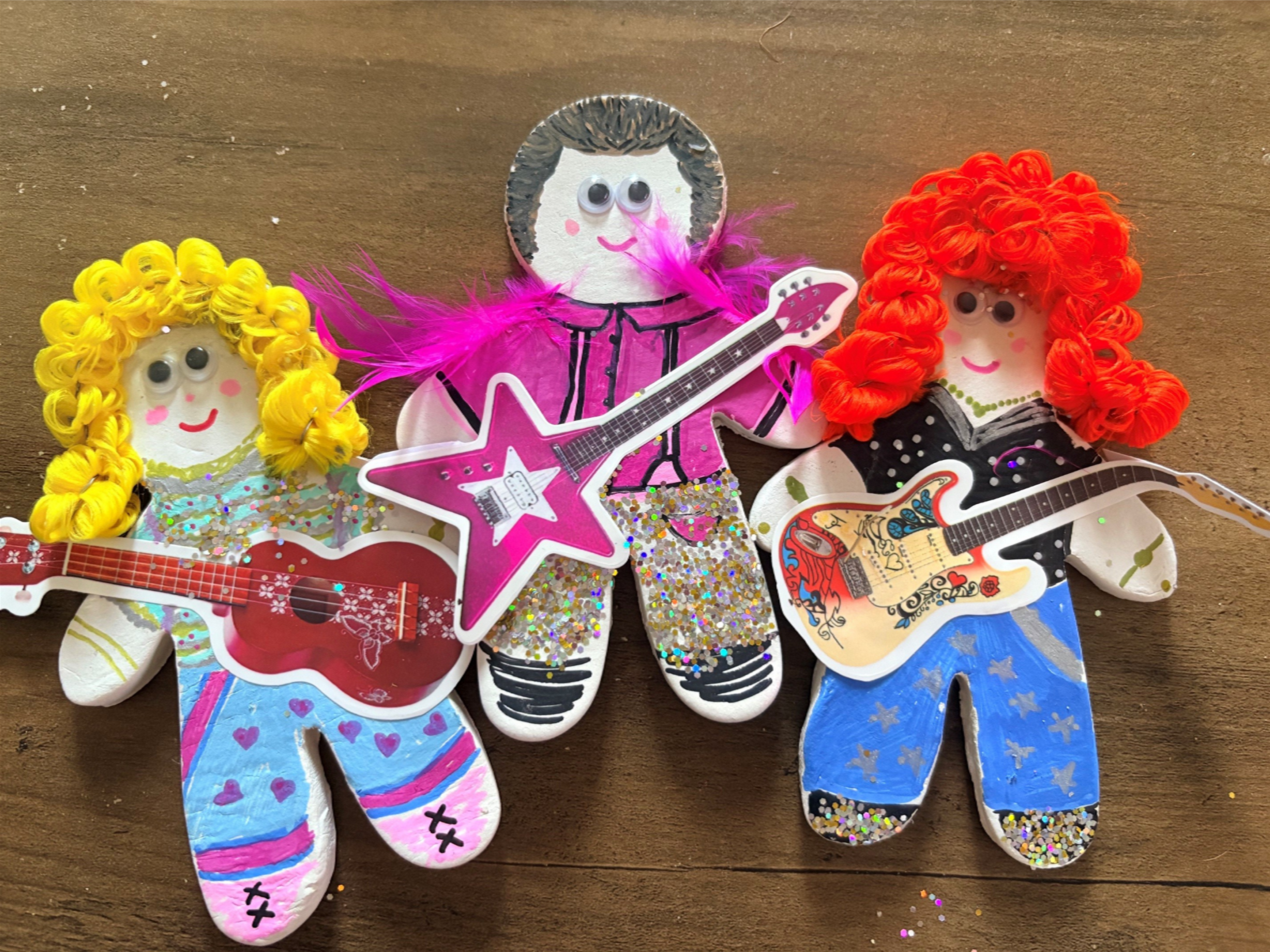 Clay crafted popstars