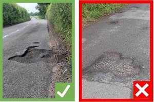 pothole examples