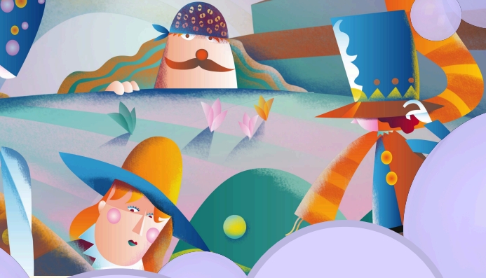 Cartoon style characters 