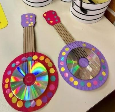 rainbow rock guitars