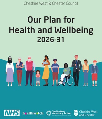 Front cover of the Health and Wellbeing Strategy