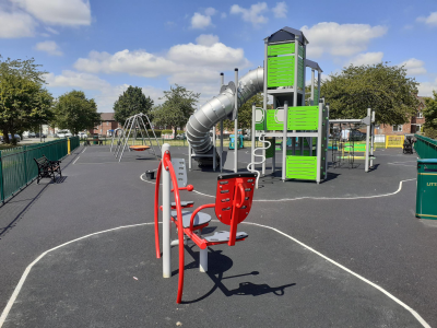 Sycamore Park improved play equipment