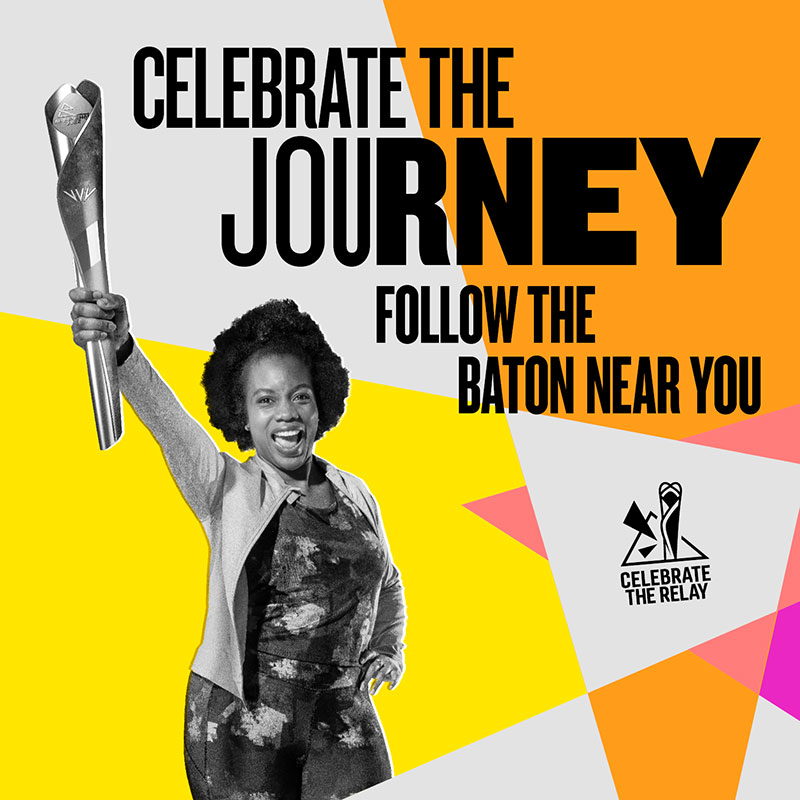 Celebrate the journey follow the baton near you.
