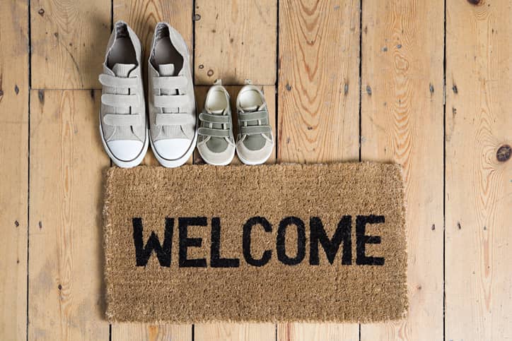 Welcome door mat