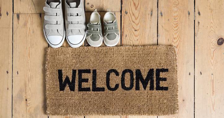 Welcome door mat
